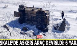 Başkale’de askeri araç devrildi: 6 yaralı