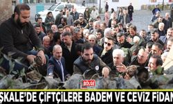 Başkale’de çiftçilere badem ve ceviz fidanı…
