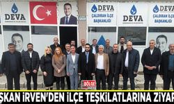 Başkan İrven'den ilçe teşkilatlarına ziyaret