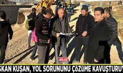 Başkan Kuşan, yol sorununu çözüme kavuşturuyor