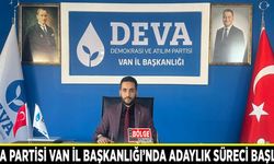 Deva Partisi Van İl Başkanlığı’nda adaylık süreci başladı