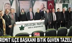 Edremit İlçe Başkanı Bitik güven tazeledi