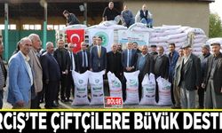 Erciş’te çiftçilere büyük destek