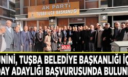 Günini, Tuşba Belediye Başkanlığı için aday adaylığı başvurusunda bulundu