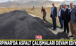 Gürpınar’da asfalt çalışmaları devam ediyor