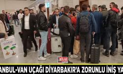 İstanbul-Van uçağı Diyarbakır’a zorunlu iniş yaptı