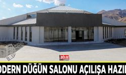 Modern düğün salonu açılışa hazır…