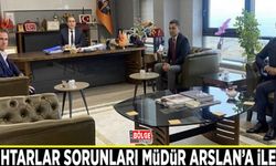 Muhtarlar sorunları Müdür Arslan’a iletti