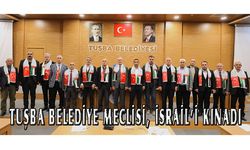 Tuşba Belediye Meclisi, İsrail’i kınadı