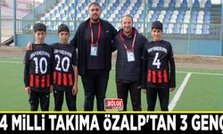 U14 Milli takıma Özalp'tan 3 genç...