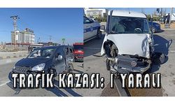 Van'da trafik kazası: 1 yaralı