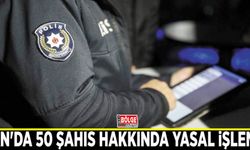 Van'da 50 şahıs hakkında yasal işlem…