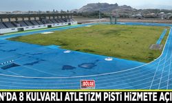 Van'da 8 kulvarlı atletizm pisti hizmete açıldı