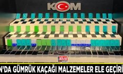 Van’da gümrük kaçağı malzemeler ele geçirildi
