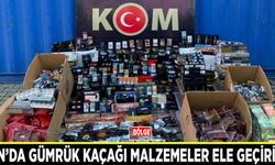 Van’da gümrük kaçağı malzemeler ele geçirildi