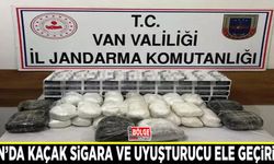 Van’da kaçak sigara ve uyuşturucu ele geçirildi