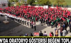Van’da oratoryo gösterisi beğeni topladı