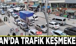 Van’da trafik keşmekeşi