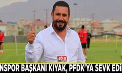 Vanspor Başkanı Kıyak, PFDK'ya sevk edildi