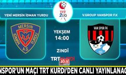 Vanspor'un maçı TRT Kurdi'den canlı yayınlanacak