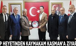 Büyük Birlik Partisi heyetinden Kaymakam Kasman'a ziyaret…