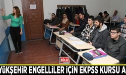 Büyükşehir engelliler için EKPSS kursu açtı