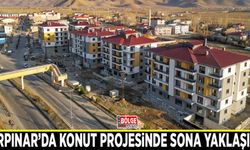 Gürpınar’da konut projesinde sona yaklaşıldı