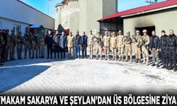 Kaymakam Sakarya ve Şeylan’dan üs bölgesine ziyaret