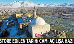 Restore edilen tarihi cami açılışa hazır…
