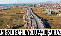 Van Gölü Sahil Yolu açılışa hazır