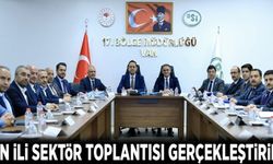Van ili sektör toplantısı gerçekleştirildi
