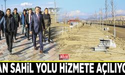 Van Sahil Yolu hizmete açılıyor