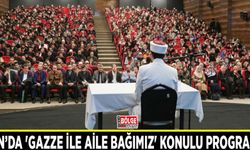Van’da 'Gazze ile aile bağımız' konulu program…