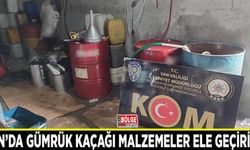 Van’da gümrük kaçağı malzemeler ele geçirildi
