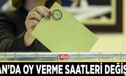 Van’da oy verme saatleri değişti