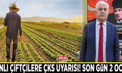 Vanlı çiftçilere ÇKS uyarısı! Son gün 2 Ocak