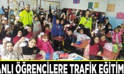 Vanlı öğrencilere trafik eğitimi…