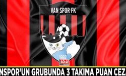 Vanspor’un grubunda 3 takıma puan cezası
