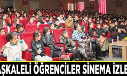 Başkaleli öğrenciler sinema izledi