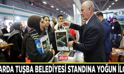 Fuarda Tuşba Belediyesi standına yoğun ilgi…