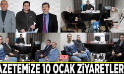 Gazetemize 10 Ocak ziyaretleri…