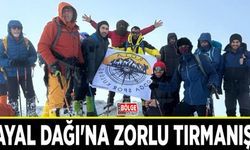 Hayal Dağı'na zorlu tırmanış...