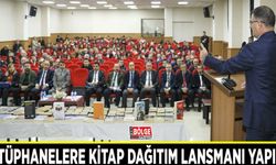 Kütüphanelere kitap dağıtım lansmanı yapıldı