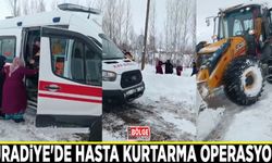 Muradiye'de hasta kurtarma operasyonu