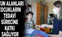 Oyun alanları çocukların tedavi sürecine katkı sağlıyor