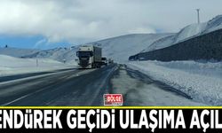 Tendürek Geçidi ulaşıma açıldı