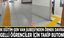 Türk Eğitim-Sen Van Şubesi'nden örnek davranış