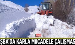 Tuşba’da karla mücadele çalışması…