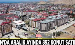 Van'da Aralık ayında 892 konut satıldı