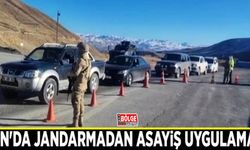 Van'da jandarmadan asayiş uygulaması